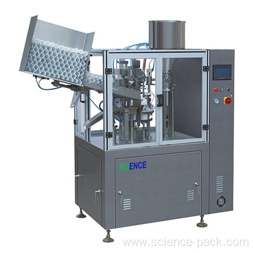 Automatic Tube Sealer Cosmetic Paste Filling Packing Machine